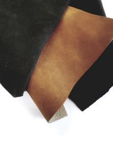 Overleder suede