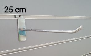 slatwall haken 25cm enkel