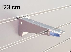 slatwall dragers chroom 23 cm per 3 stuks