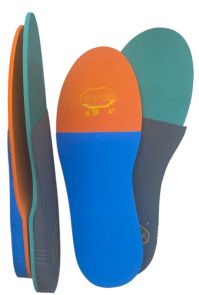 Vibram 0001Z Zeppa, verkrijgbaar in oranje blauw, grijs groen