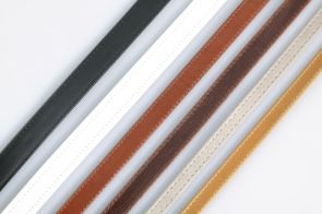 Leder schoudertasriem