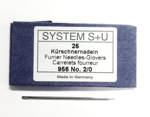handschoennaald met geslepen punt NR 1