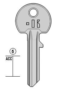 abu39 cilindersleutel (ab19 - 744 - abu51d)