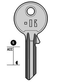 abu8 cilindersleutel (ab3 - 1398l)