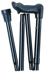 Wandelstok opvouwbaar anatomisch zw 50128L