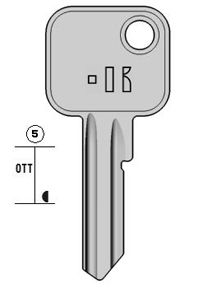 bk1 cilindersleutel (bk1 - bk1d)