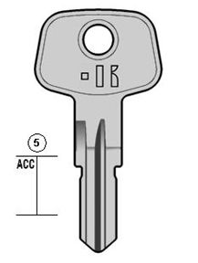 bt2 cilindersleutel (bt2 - 1099k - bl2)