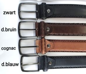 SV luxe broekriem C61 diverse kleuren 40mm breed