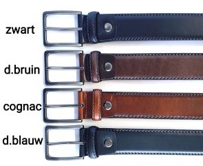 SV luxe broekriem C63 diverse kleuren 35mm breed