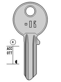ca4d cilindersleutel (cs204 - 743m - ci4d)
