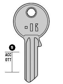 cor51pd  cilindersleutel  (cb15 - cor27d)