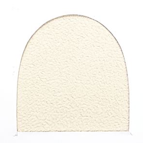 Crepina hard hakjes 6mm, wit (109)