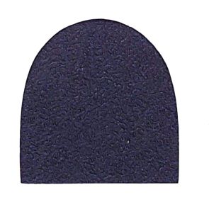 Crepina soft hakjes 6mm dik, zwart