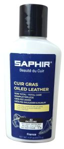Saphir creme cuirs gras oiled leather 125ml 