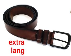 Luxe heren riem artikel 35635 extra lang (1.50-1.80 meter), met zwarte gesp