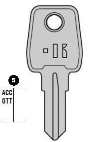 for2s cilindersleutel (frt5r - fr2)