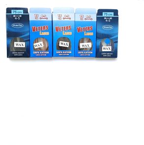 laces veter rond dun wax 75cm