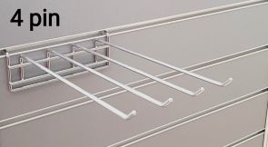 slatwall veter haken 4 pins