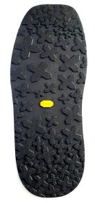 Vibram 1442 Friedrich, plat onderwerk, EXTRA BREED. verkrijgbaar in zwart en wit