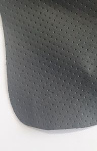 Calfslining geperforeed (aan geperforeerd) zwart