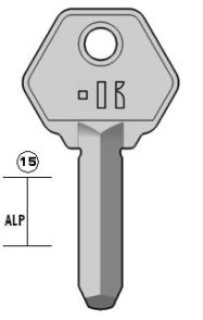 LI11  CILINDERSLEUTEL  (LP11, KE2, 1110)