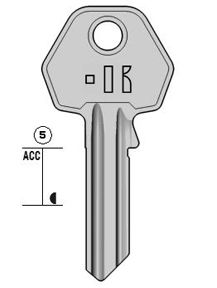 li21st cilindersleutel (lp21 - 222kn - lip1d)