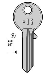 lit1s cilindersleutel (lt2 - 1168 - lit1i)