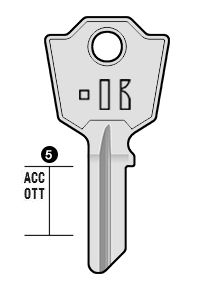 me42pd cilindersleutel (mer4 - 1252 - mer17)