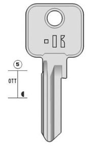 ME5D CILINDERSLEUTEL (MER8 - MER1D)