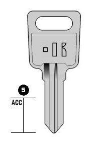 mef1s cilindersleutel (mf1r - bra1)