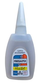 Megafix atoomlijm flexibel 50gr