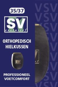 SV orthopedisch hielkussen zwart