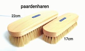Saphir paardenhaar uitpoetsborstel blank