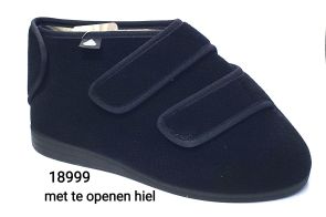 Fisher verbandpantoffel artikel 13999/18999 zwart maat 36 t/m 48