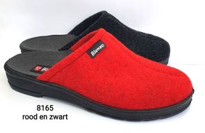 Blenzo loden muil 8165, verkrijgbaar in zwart en rood, 36 t/m 42