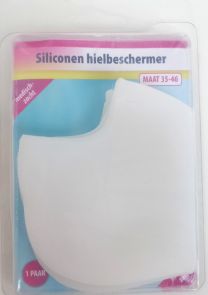 Siliconen hielbeschermer 1 maat