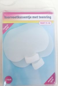 voorvoetkussens met teen ring 35/46