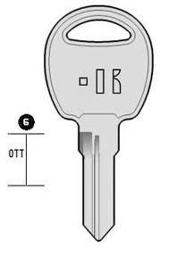 ri19 cilindersleutel (ro67r - ro40d)