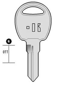 RI19s CILINDERSLEUTEL (RO67R - RO40D)