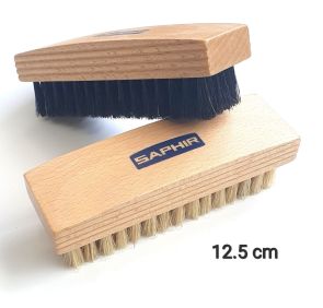Saphir brosse a reluire 12.5cm, in blank en zwart verkrijgbaar