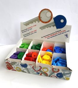 sleutelkappen pvc assortimentdoos 200 str