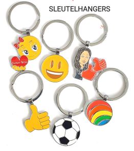 sleutelhanger emoticon start assortiment emoji 90 st