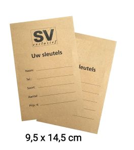 Sleutelzakjes, 500 en 1000 stuks