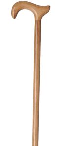 Wandelstok hout / gevlamd H 5011G