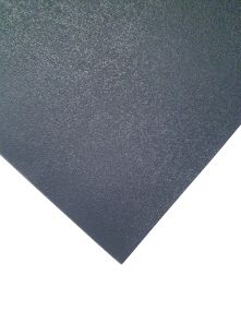 sv hakplaat SOFT 6 mm zwart