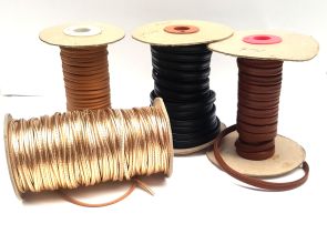 tasriem rond leder 4 mm en 8 mm