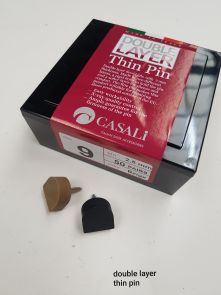 Thin pin hakje zwart, minimale afname 10 paar