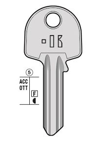 UN5D-F(S) CILINDERSLEUTEL (UL050 - 707,5L - U21D)