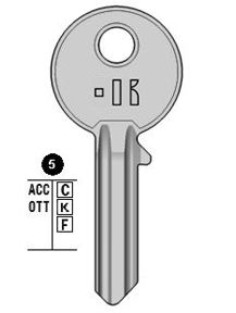 un5ps cilindersleutel (ul059 - u3i)