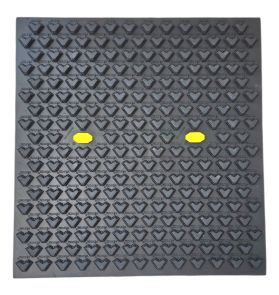 Vibram plaatje 1225C Traction zwart matje 36 x 34cm, voor 1 paar onderwerken